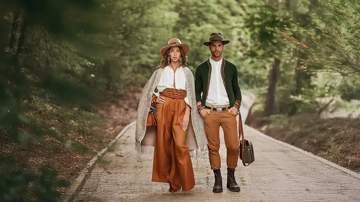 Romantic traveler fashion