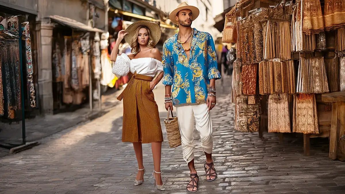 Impressionist traveler fashion
