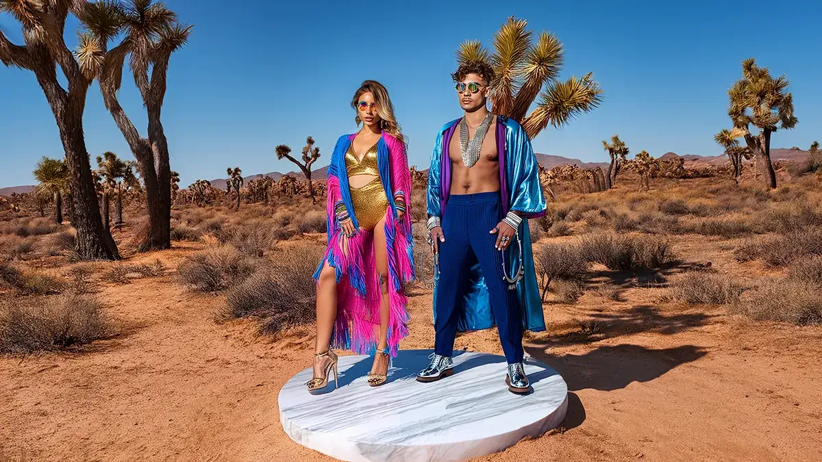 Psychedelic wanderer fashion