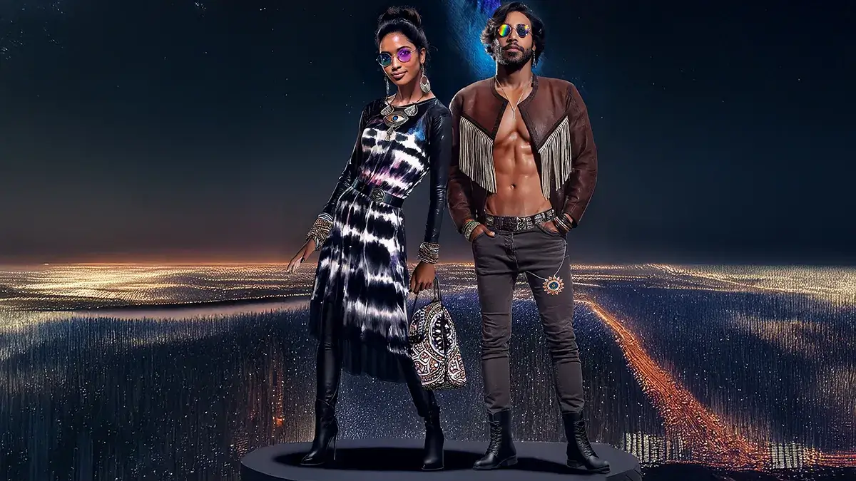 Kaleidoscopic fashion