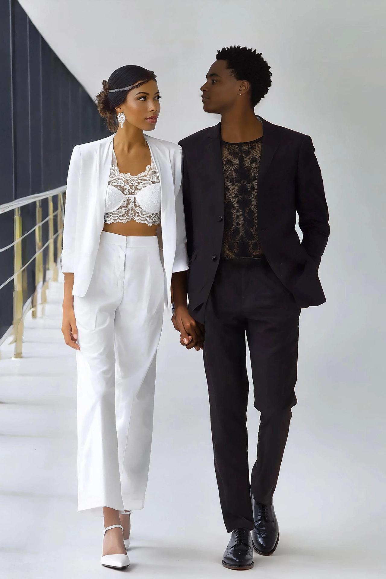 Art Deco Structured Chic - Outfit A