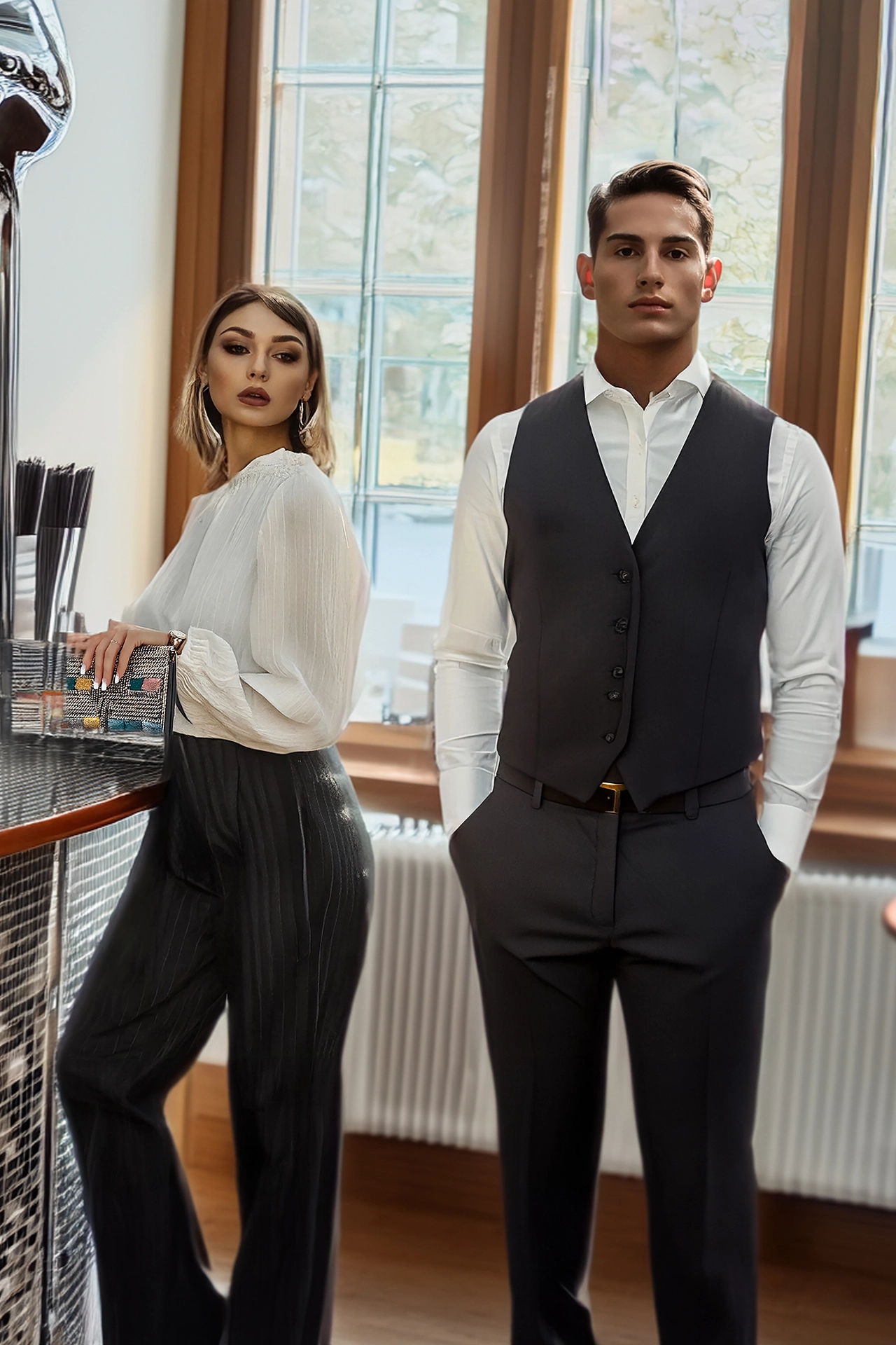 Art Deco Structured Chic - Outfit A