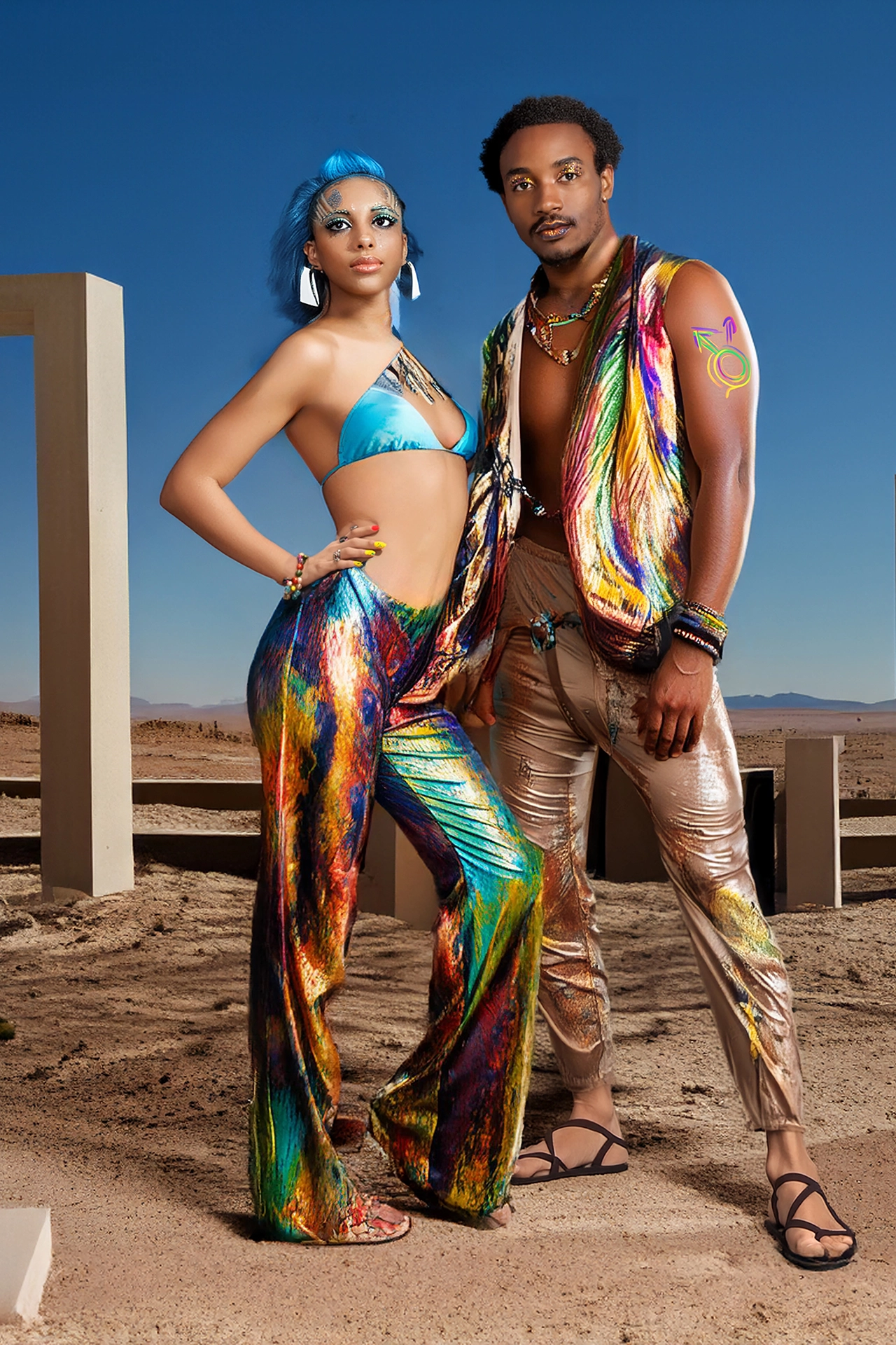 Retro-Futurism Optimism - Outfit A