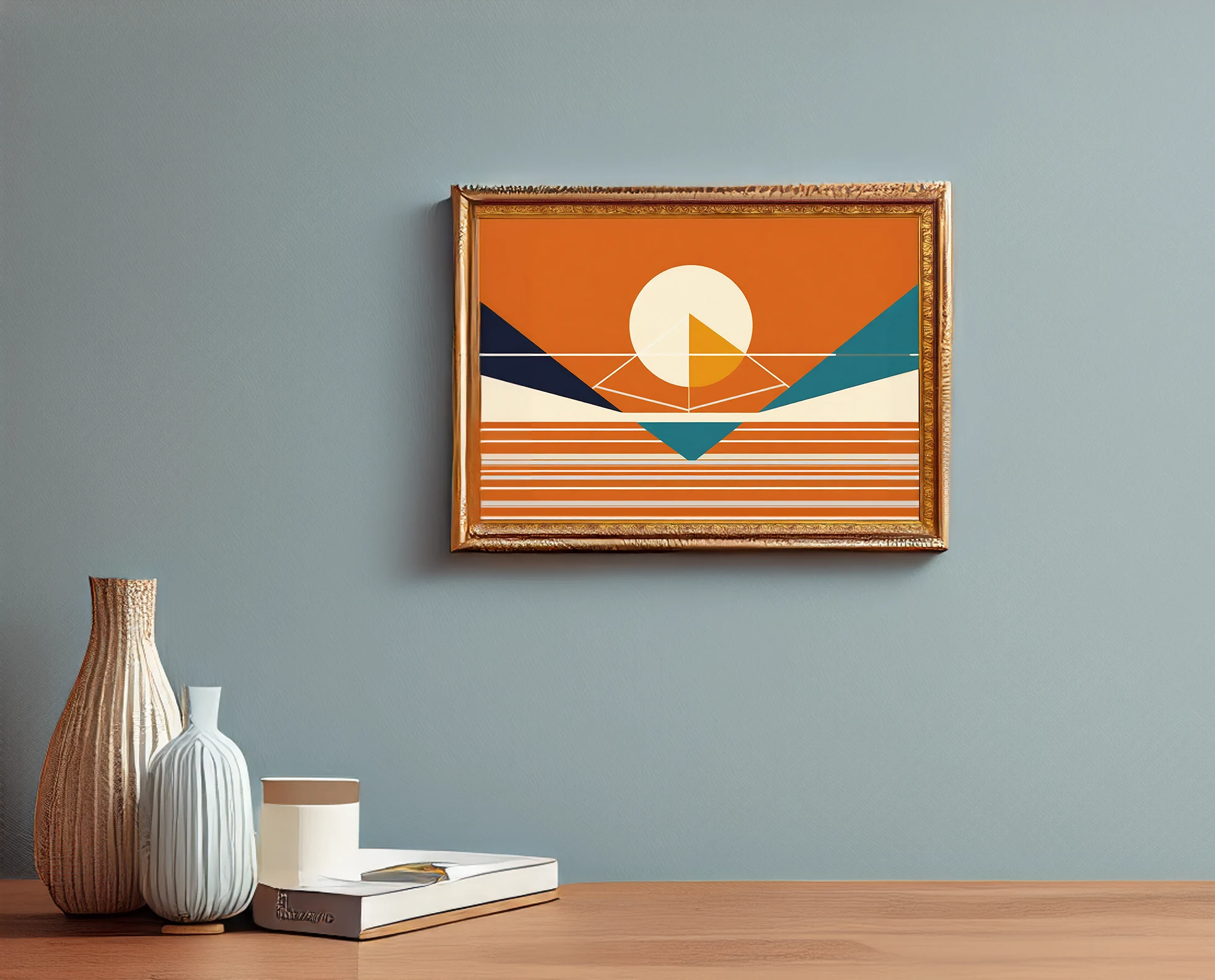 Desert heat print