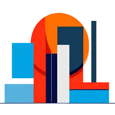Bauhaus style logo